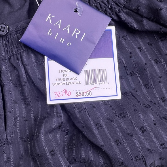 WOMENS KAARI BLUE TOP NWT SIZE PXL - Picture 11 of 14